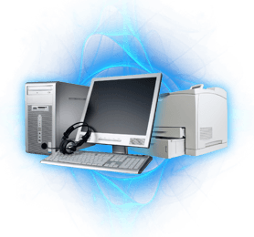 Disposal ITAD service for recycling or selling used company office computer equipment.