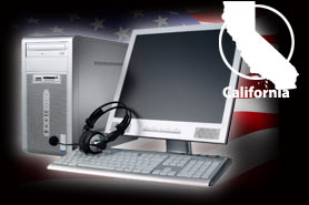 eWaste removal and recycling service for call center equipment in CA