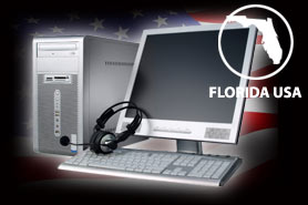 eWaste removal and recycling service for call center equipment in FL