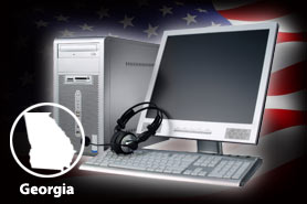 eWaste removal and recycling service for call center equipment in GA