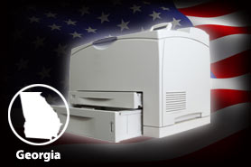 Georgia pick-up and disposal service for office printers.