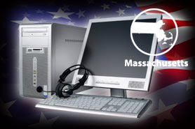 eWaste removal and recycling service for call center equipment in MA