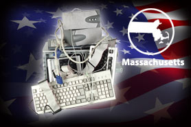 eWaste disposal service for businesses in Massachusetts.