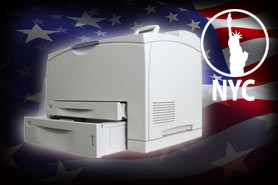 Manhattan pick-up and disposal service for office printers.