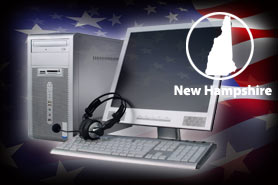 eWaste removal and recycling service for call center equipment in NH