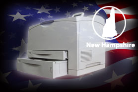 New Hampshire pick-up and disposal service for office printers.
