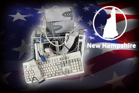 eWaste disposal service for businesses in New Hampshire.