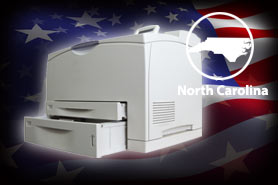 North Carolina pick-up and disposal service for office printers.