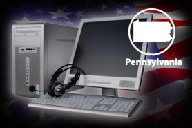 eWaste removal and recycling service for call center equipment in PA