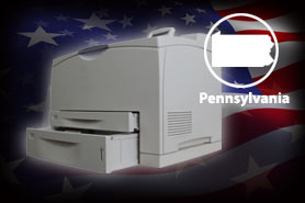 Pennsylvania pick-up and disposal service for office printers.