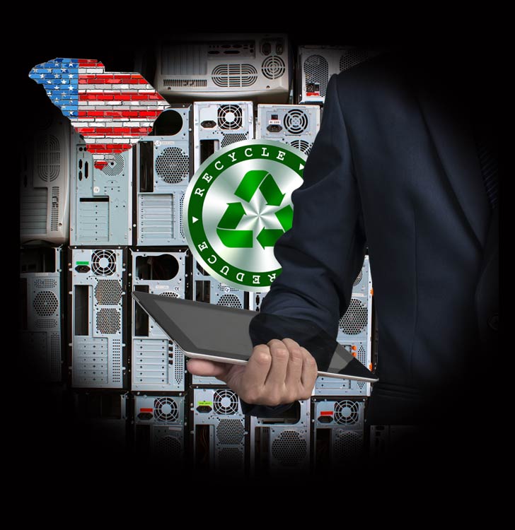 Computer recycling services South Carolina USA.