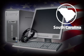 eWaste removal and recycling service for call center equipment in SC