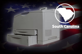 South Carolina pick-up and disposal service for office printers.