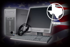 eWaste removal and recycling service for call center equipment in TX