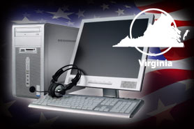 eWaste removal and recycling service for call center equipment in VA